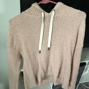 Long sleeved crop sweater